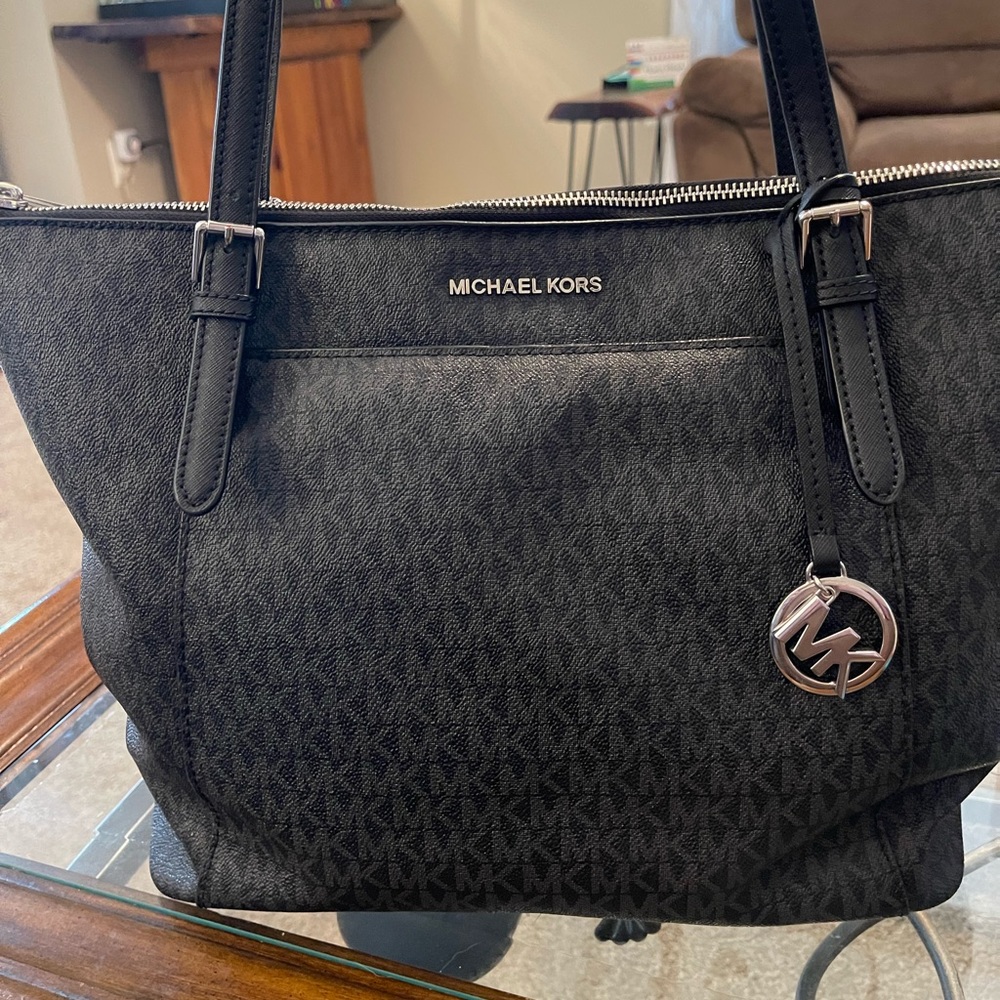 MK black shoulder bag
